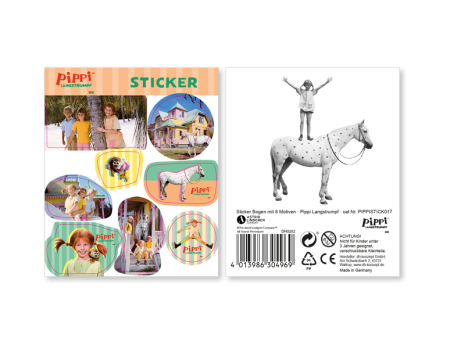 Pippi Langstrumpf Sticker